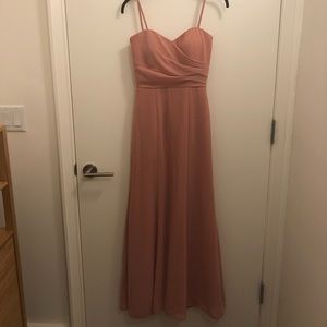 Social Bridesmaids Dress in Desert Rose